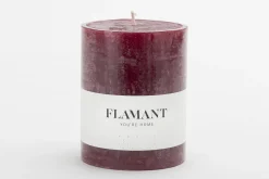 Beth, Candle, Colour Balmoral Red, 9X11,5Cm