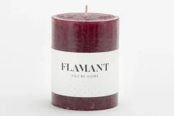 Beth, Candle, Colour Balmoral Red, 7X9Cm