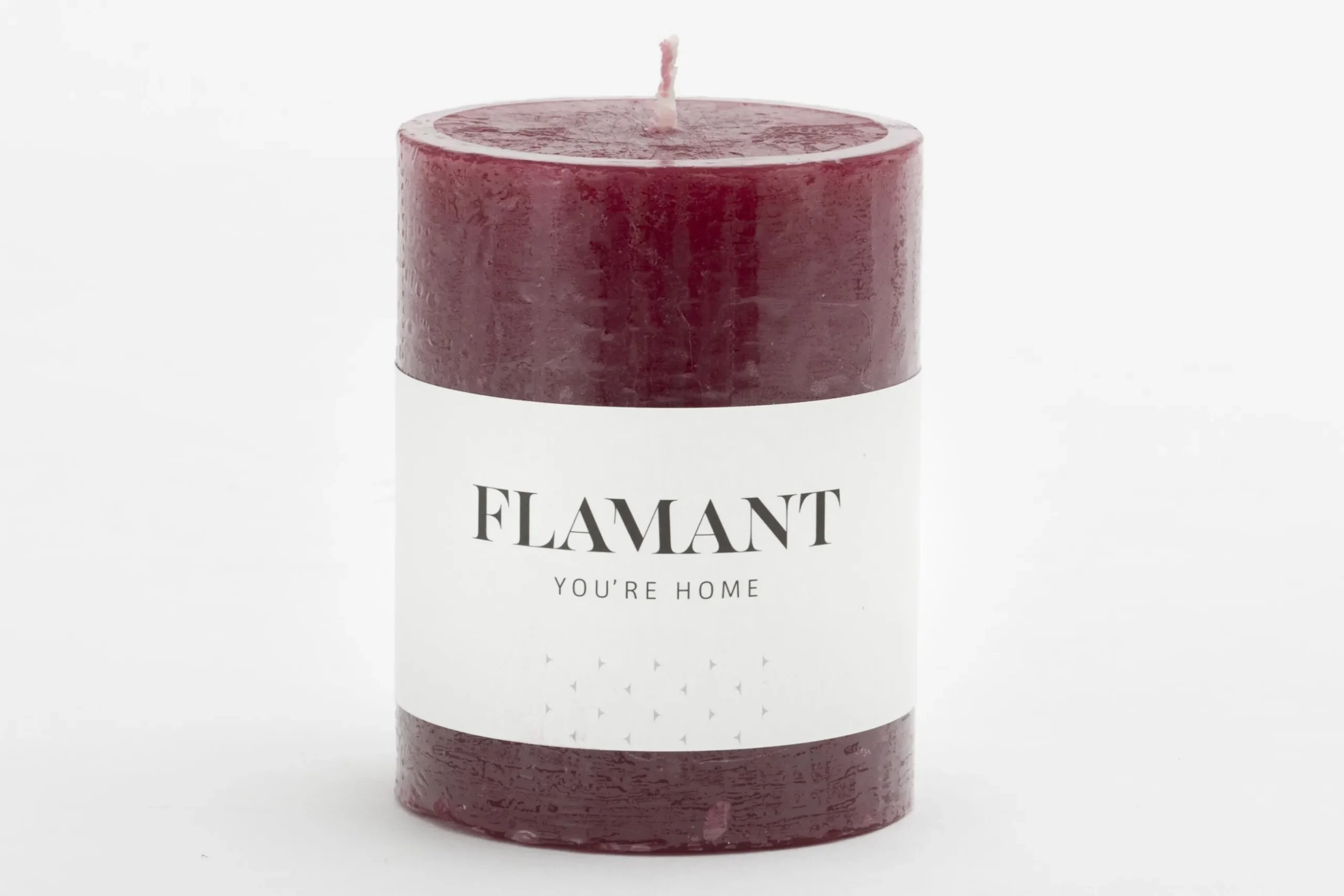 Beth, Candle, Colour Balmoral Red, 7X9Cm