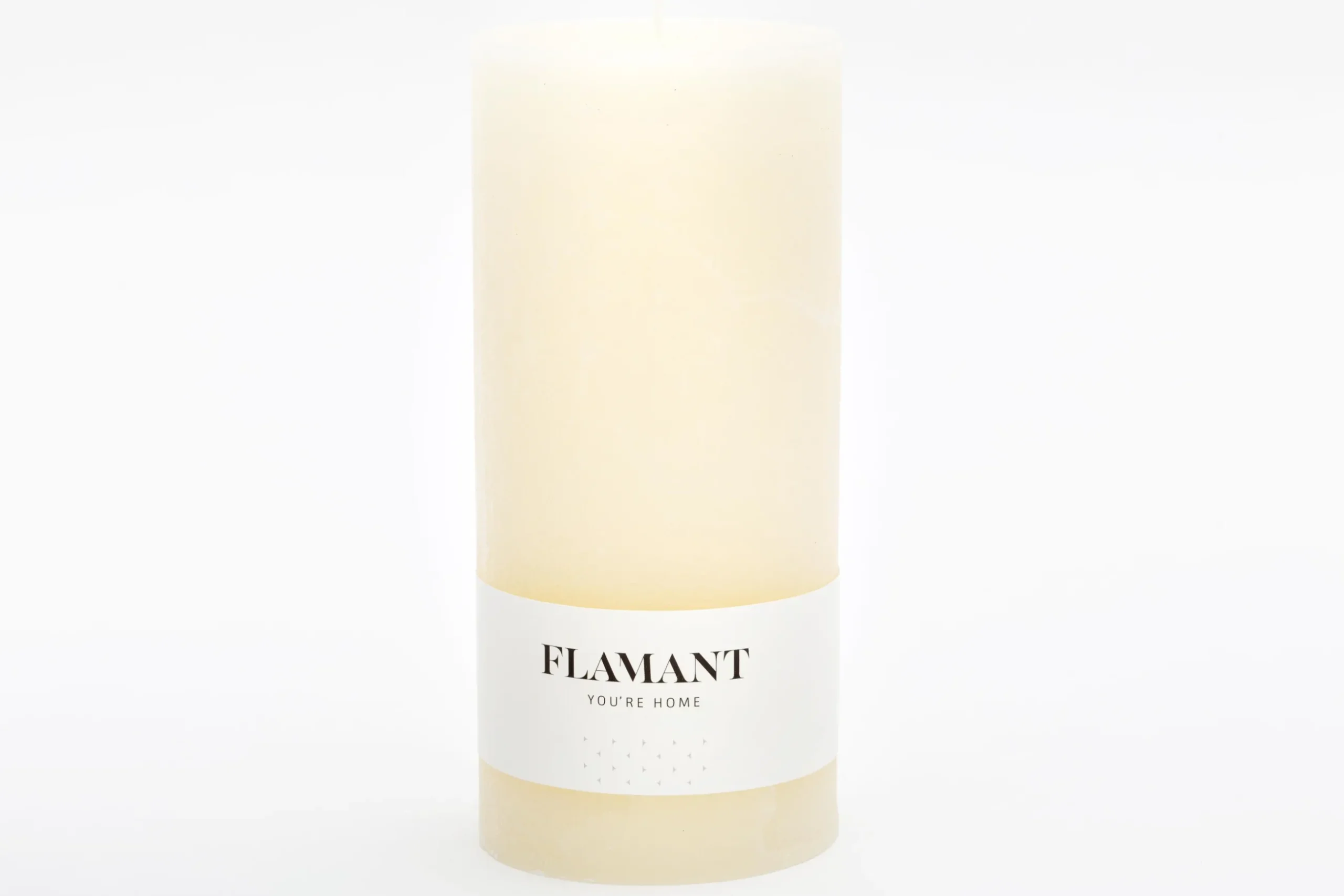 Beth, Candle, Colour Cream, 9X20Cm
