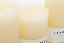 Beth, Candle, Colour Cream, 9X20Cm