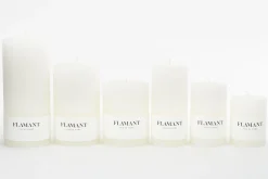Beth, Candle, Colour White, 9X15Cm