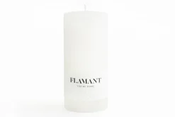Beth, Candle, Colour White, 7X15Cm