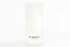 Beth, Candle, Colour White, 9X20Cm