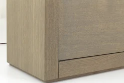 Bjorn, Bookcase, Weathered Oak, With Dimmable Led Lights