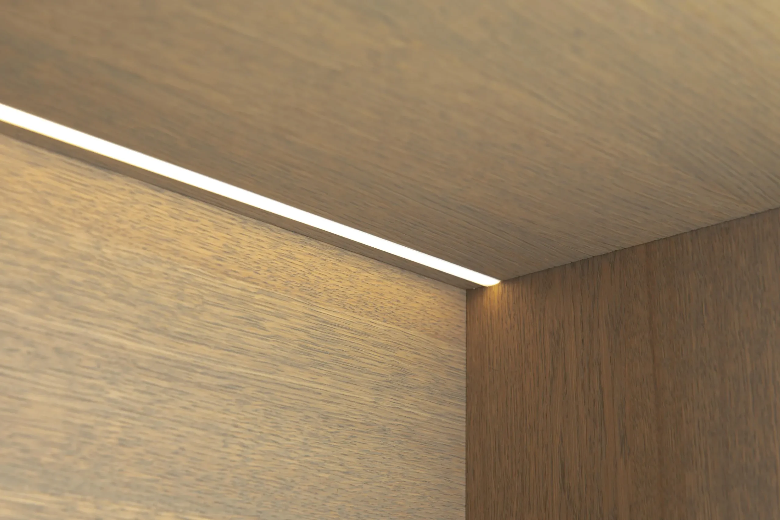 Bjorn, Bookcase, Weathered Oak, With Dimmable Led Lights