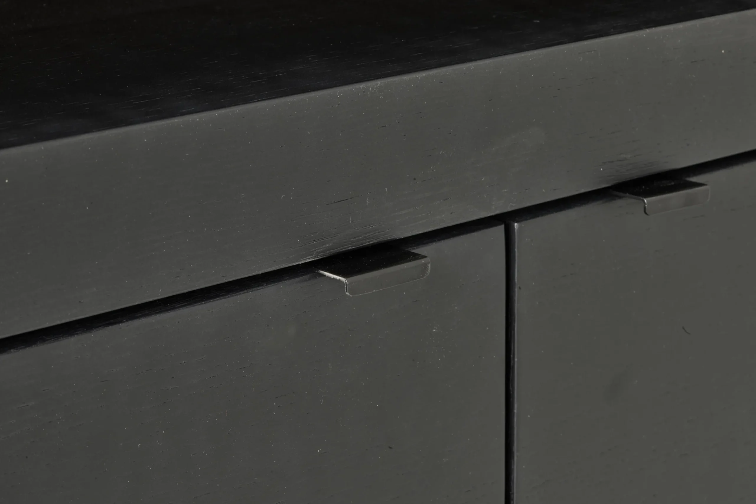 Bjorn, Sideboard, Black, 4 Doors, With Dimmable Led Lights