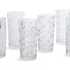 Bogart, Tall Glass, Hand-Cut, Set Of 6