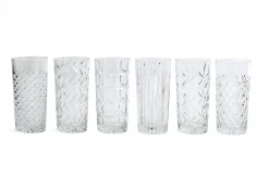 Bogart, Tall Glass, Hand-Cut, Set Of 6