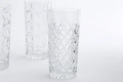 Bogart, Tall Glass, Hand-Cut, Set Of 6