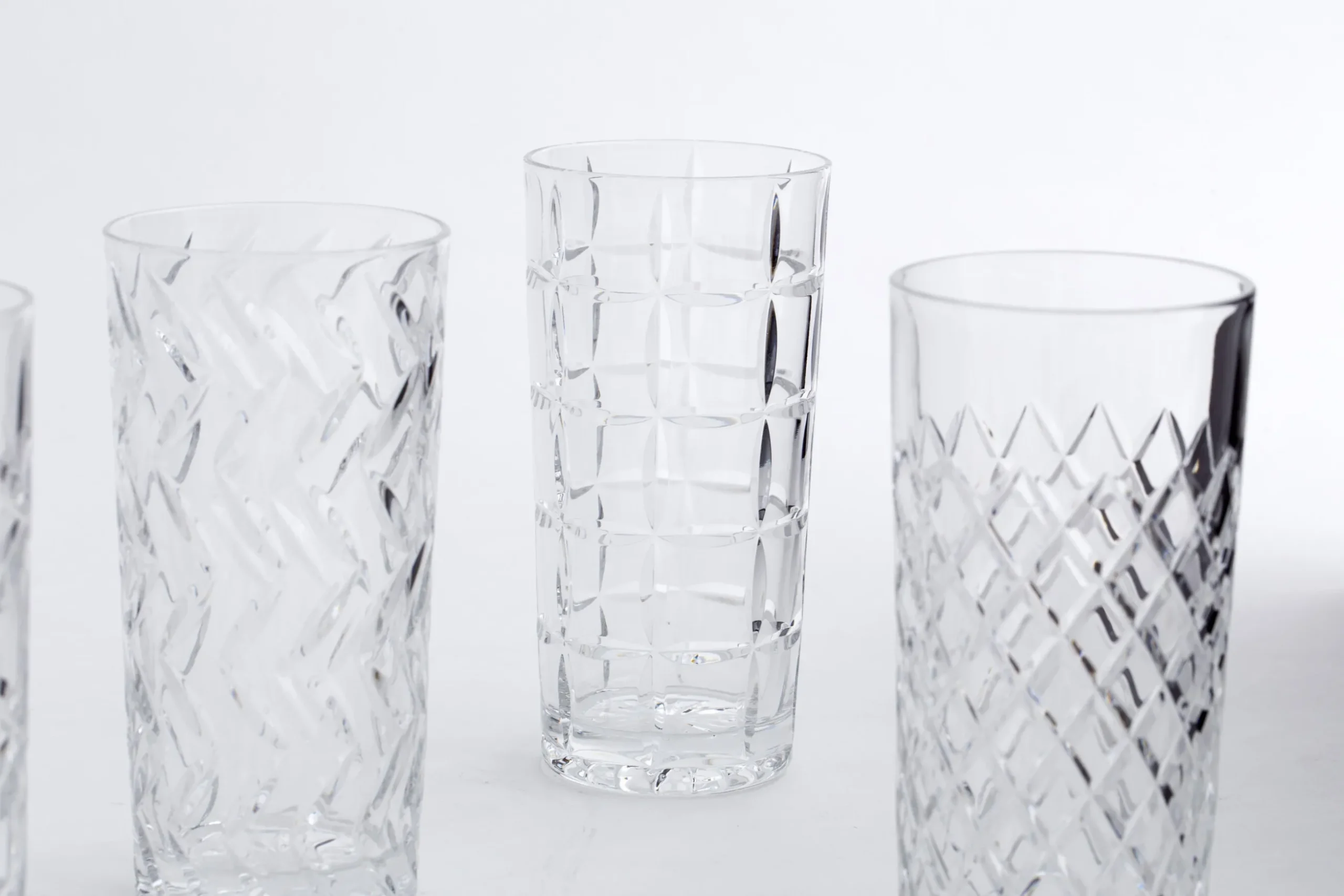 Bogart, Tall Glass, Hand-Cut, Set Of 6