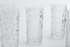 Bogart, Tall Glass, Hand-Cut, Set Of 6