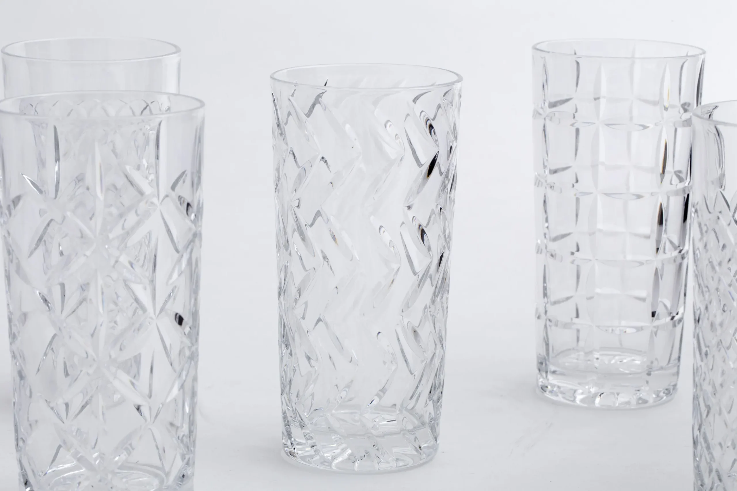 Bogart, Tall Glass, Hand-Cut, Set Of 6