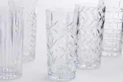 Bogart, Tall Glass, Hand-Cut, Set Of 6