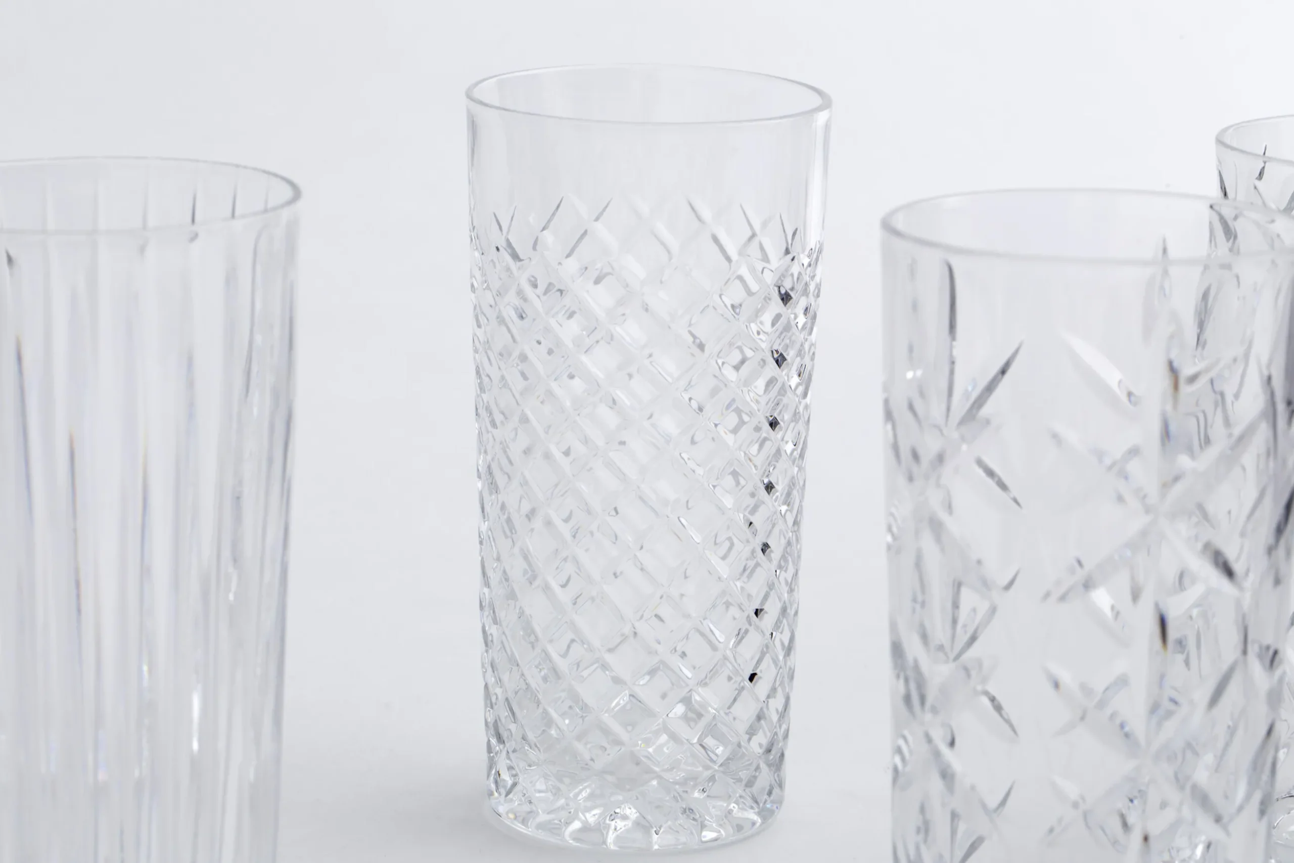 Bogart, Tall Glass, Hand-Cut, Set Of 6