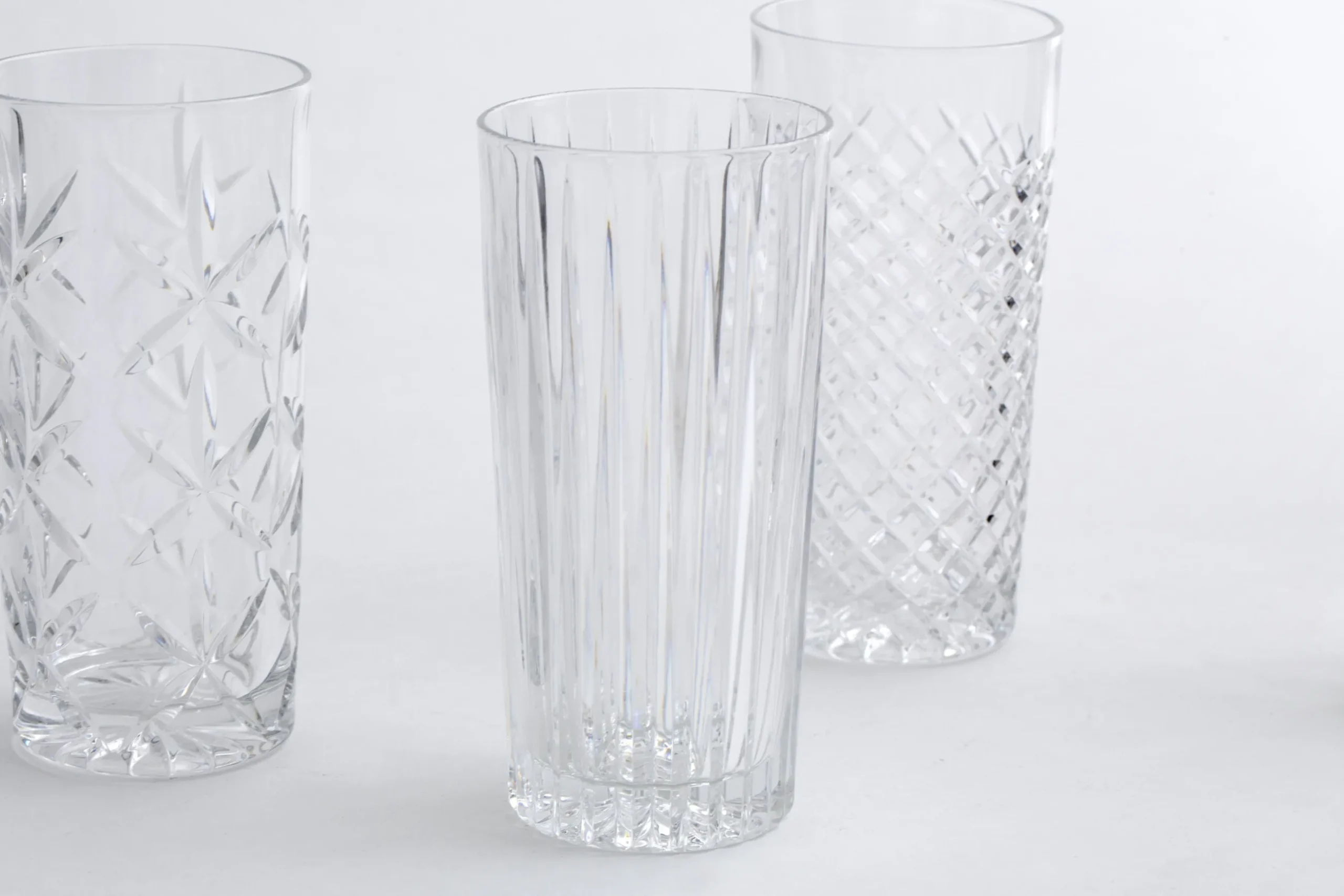 Bogart, Tall Glass, Hand-Cut, Set Of 6