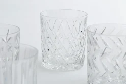 Bogart, Whiskey Glass, Hand-Cut, Set Of 6