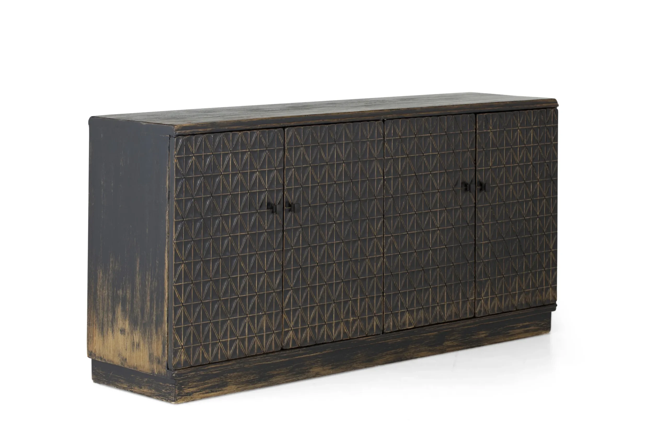 Bossa, Sideboard, 4 Doors, Carved