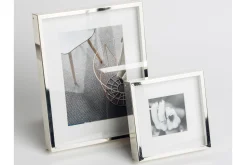 Boxs, Picture Frame, Silver-Plated And Lacquered, 8X8