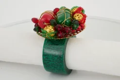 Brava, Napkin Ring, Beads