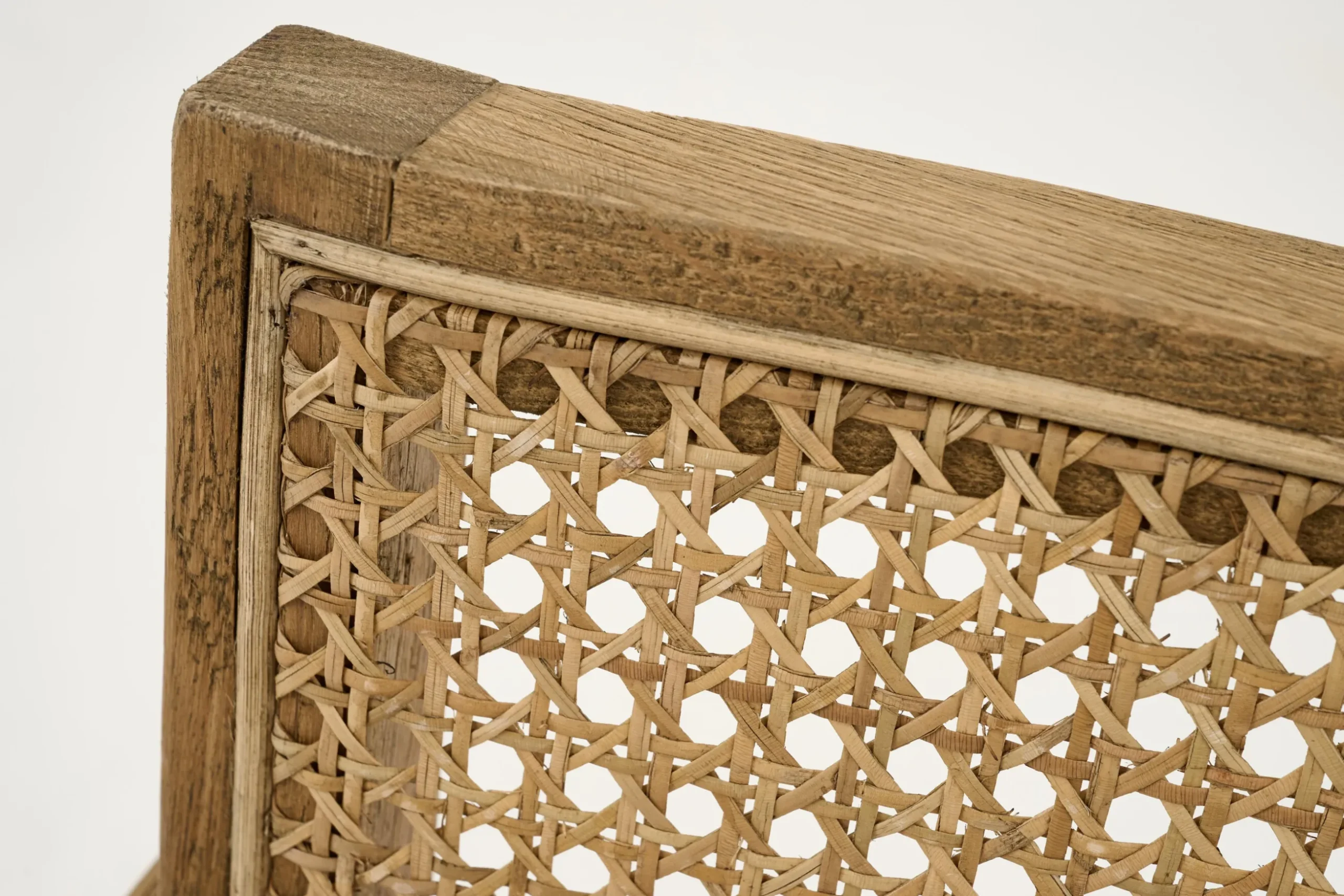 Bruno, Armchair, Oak, Reed, With Cushion
