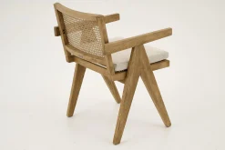 Bruno, Armchair, Oak, Reed, With Cushion