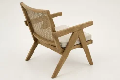 Bruno, Armchair, Oak, Reed, With Cushion