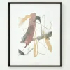 Burgundy Injection, Wall Art, Model 2