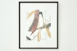 Burgundy Injection, Wall Art, Model 2