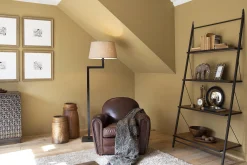 Burnham, Club Armchair, Dark Brown, Leather