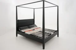 Cape Cod, Four-Poster Bed, Black, 180 Cm