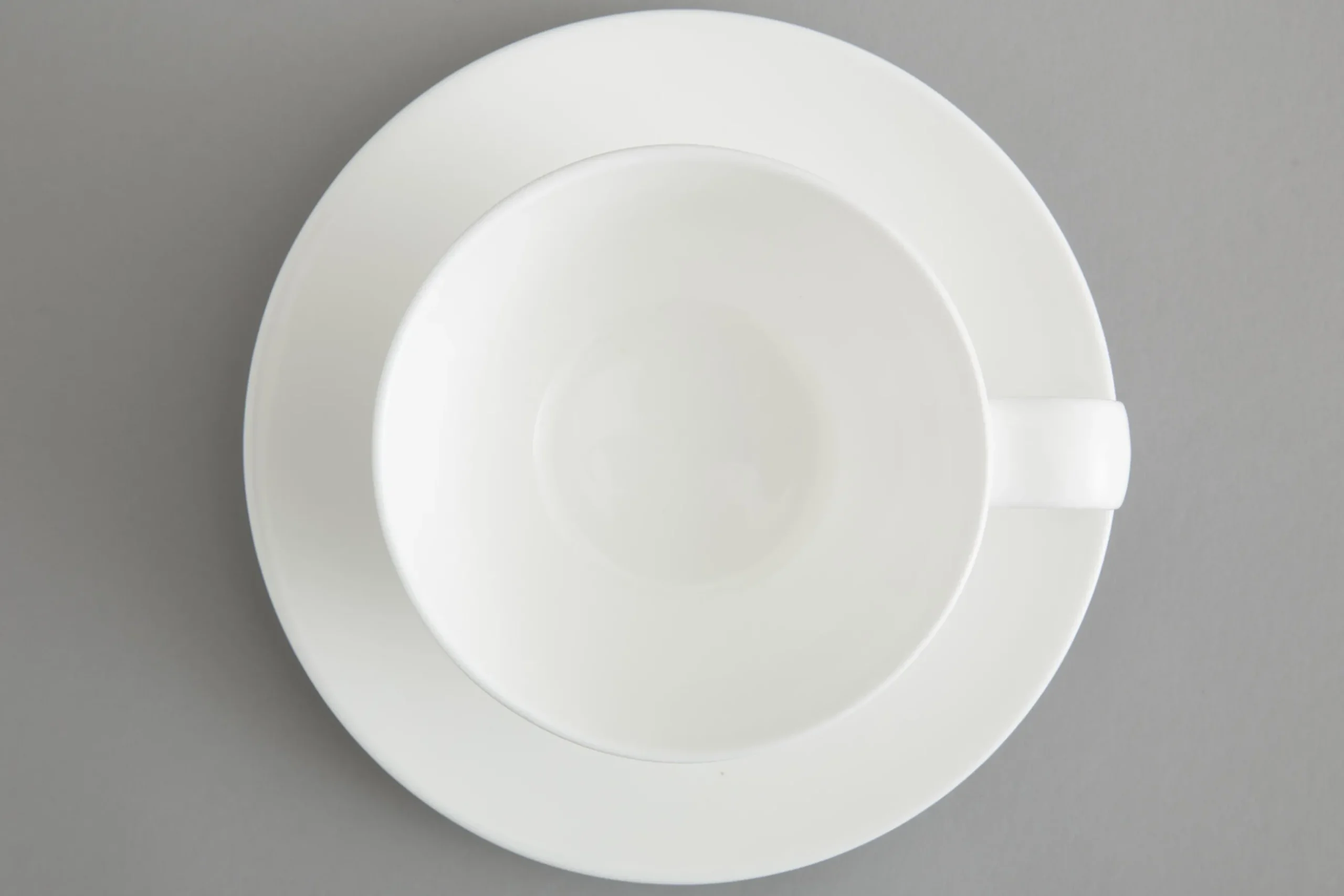 Cathy, Cup And Saucer, Bone China, White, 200Ml