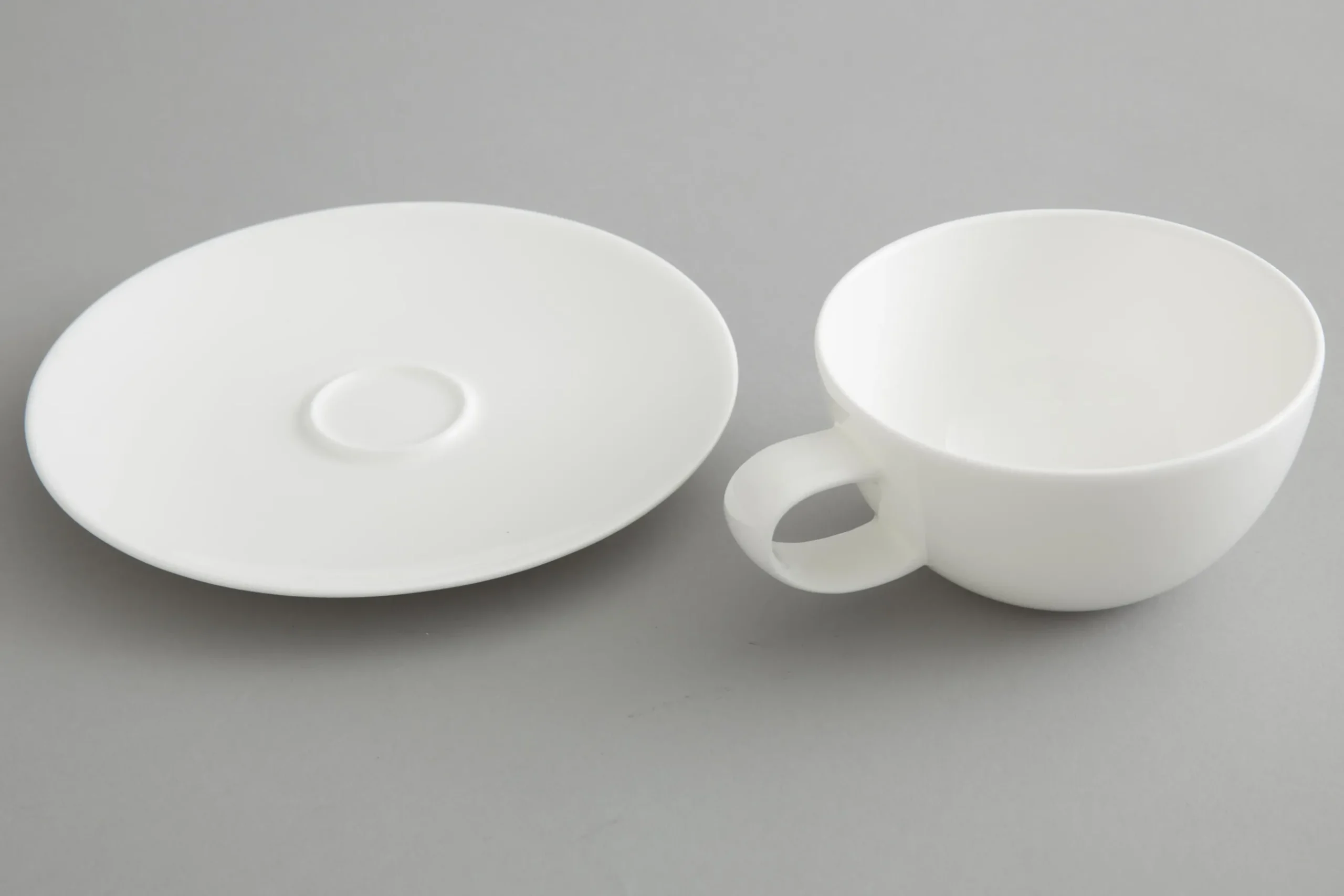 Cathy, Cup And Saucer, Bone China, White, 200Ml