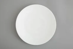 Cathy, Plate, Bone China, White, 23Cm