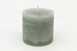 Celine, Candle, Colour Olive Green, 7X8Cm