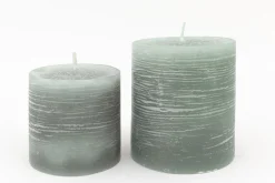 Celine, Candle, Colour Olive Green, 7X8Cm