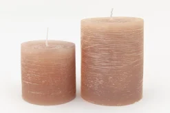 Celine, Candle, Colour Sienna Red, 7X8Cm