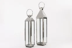 Charme, Lantern, Steel And Glass, Xl