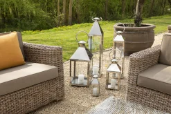 Charme, Lantern, Steel And Glass, Xl