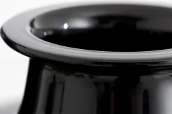 Chiaz, Vase, Glass, Black