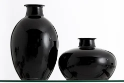 Chiaz, Vase, Glass, Black