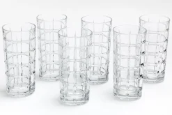 Chopin, Tall Glass, Hand-Cut, Set Of 6
