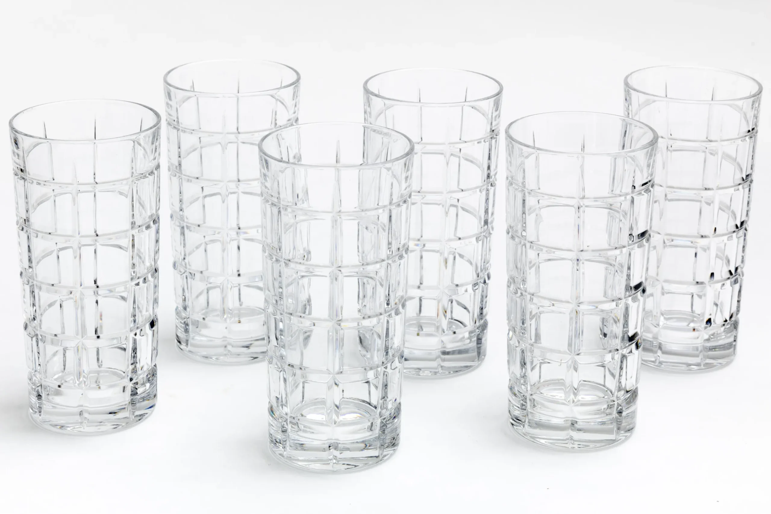 Chopin, Tall Glass, Hand-Cut, Set Of 6