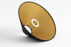Circum, Lampshade, Black And Gold, Conical, 30 Cm