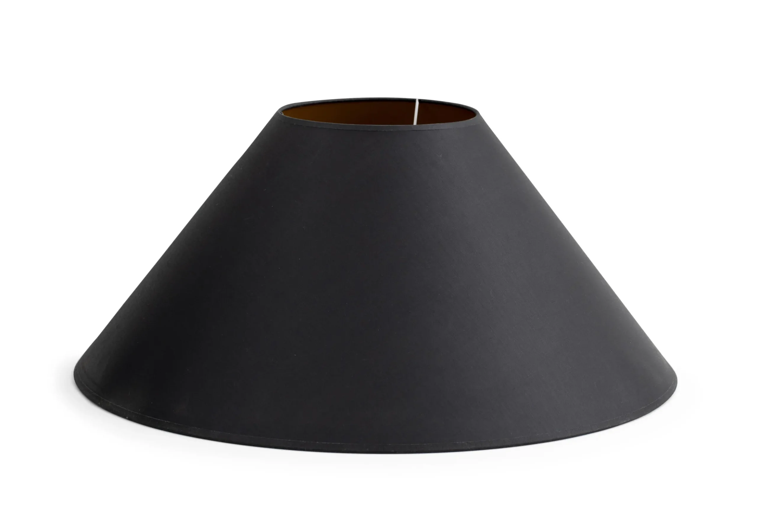 Circum, Lampshade, Black And Gold, Conical, 55 Cm