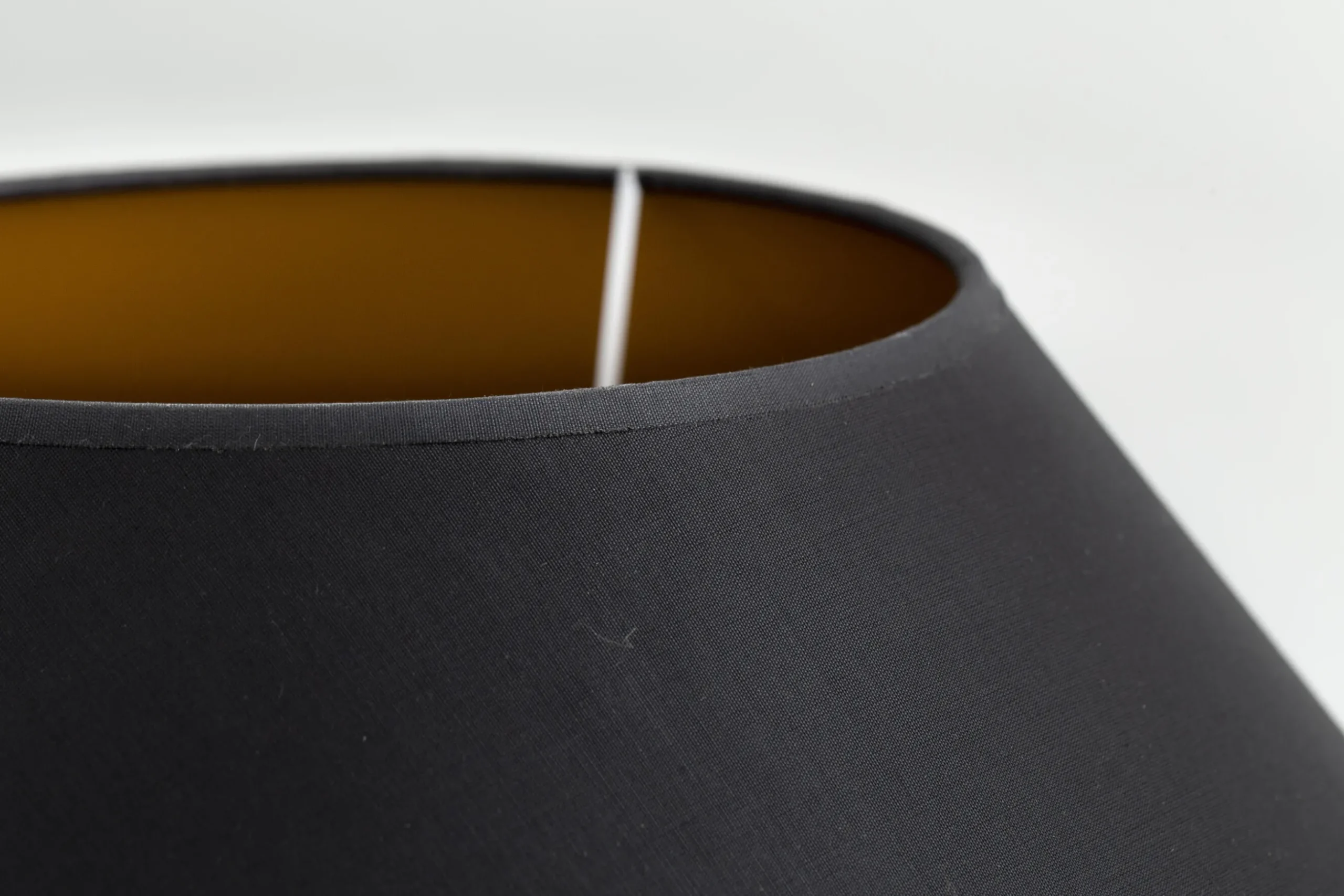 Circum, Lampshade, Black And Gold, Conical, 55 Cm