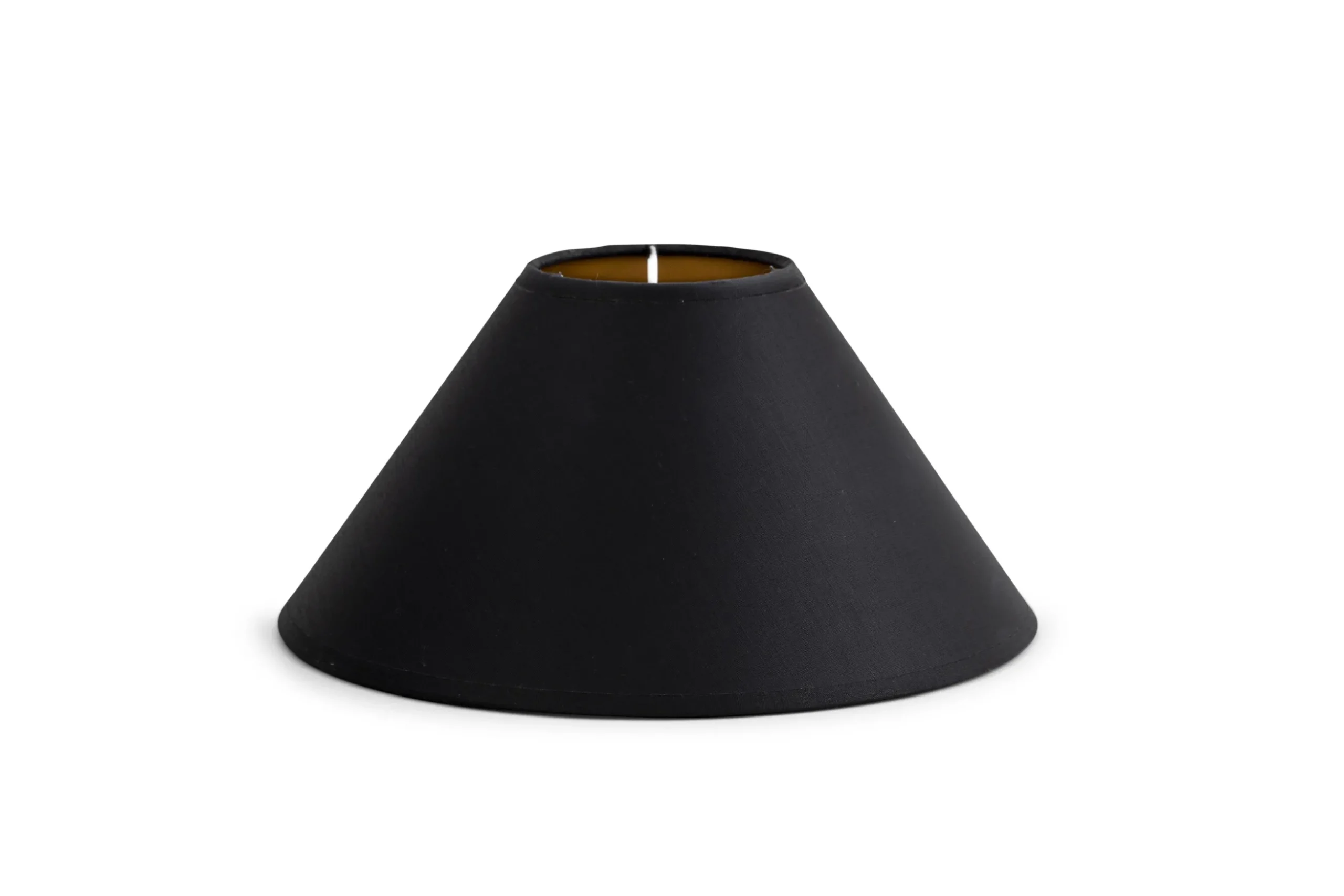 Circum, Lampshade, Black And Gold, Conical, 23 Cm