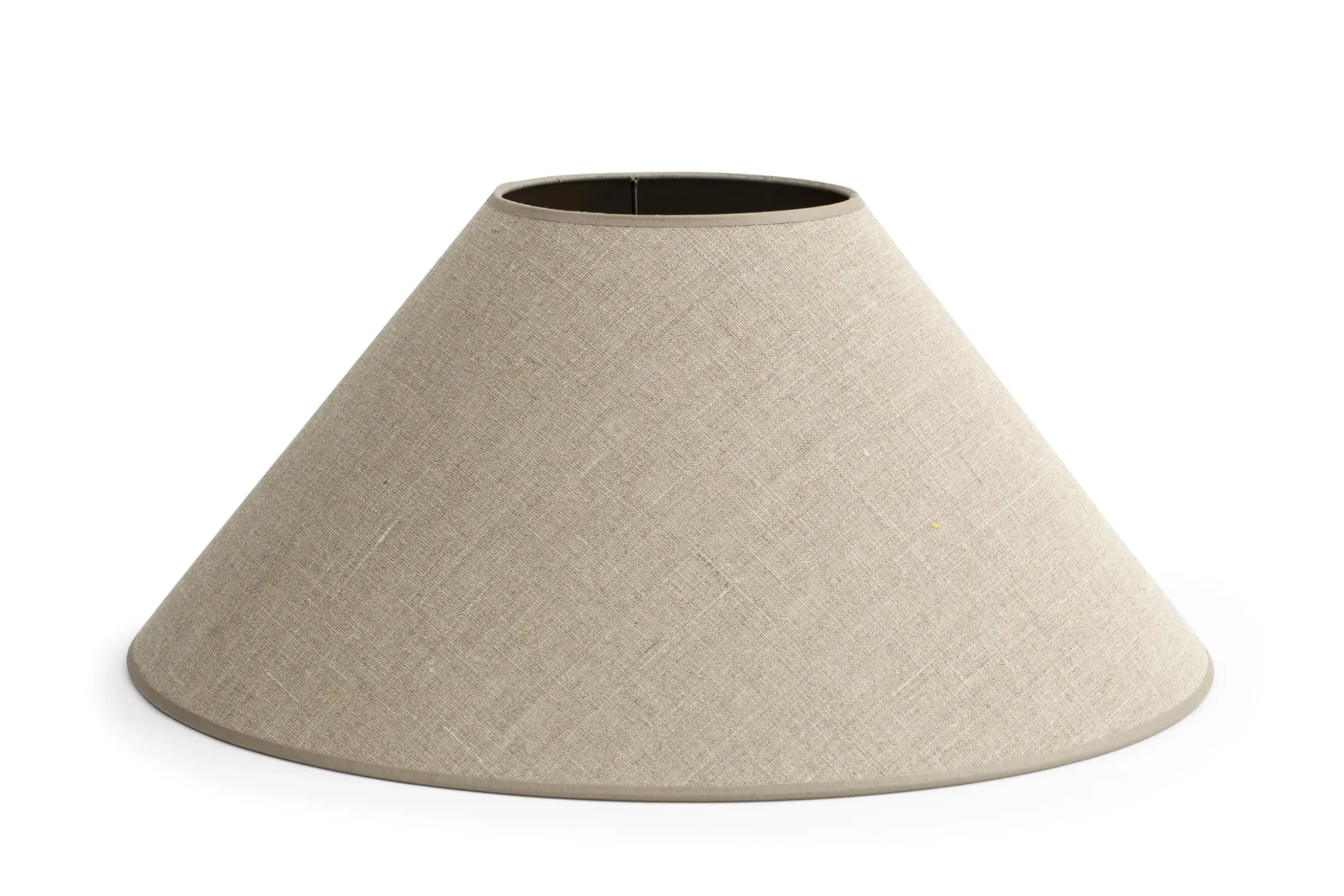Circum, Lampshade, Natural And Silver, Conical, 55 Cm