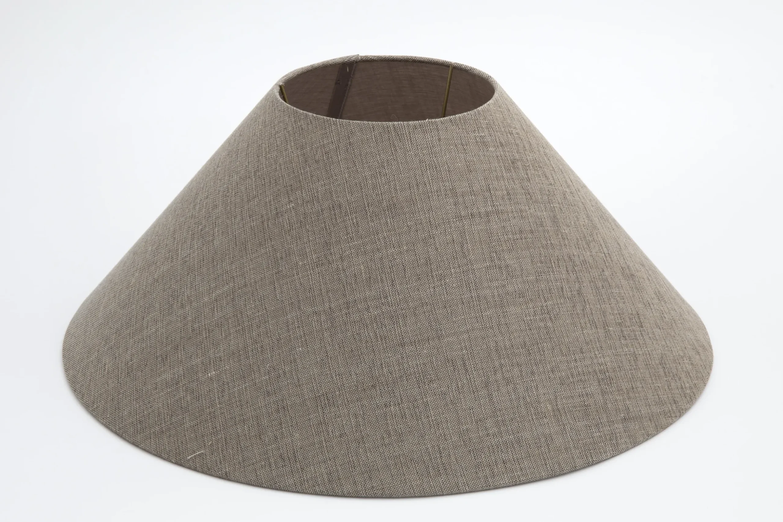 Circum, Lampshade, Natural And Grey, Conical, 45 Cm