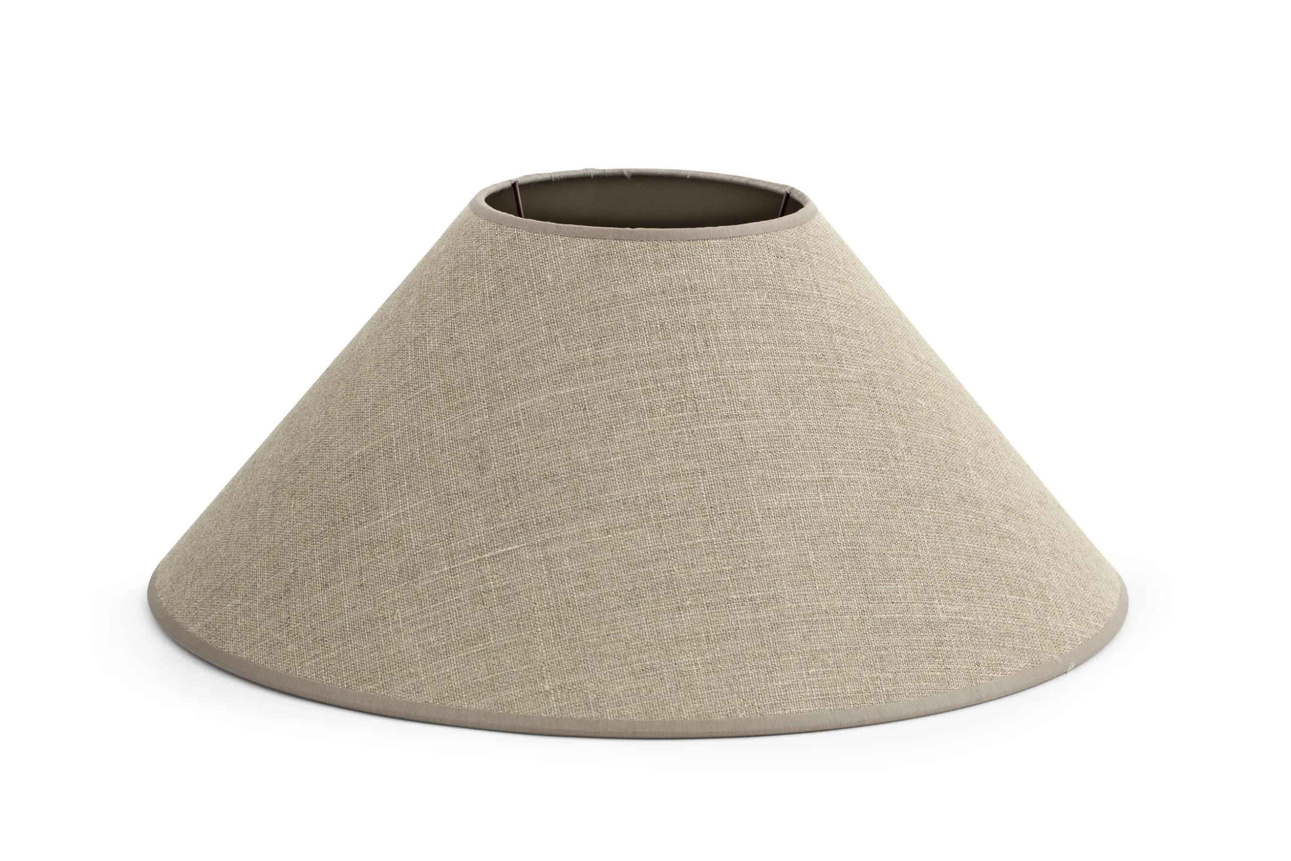 Circum, Lampshade, Natural And Silver, Conical, 45 Cm